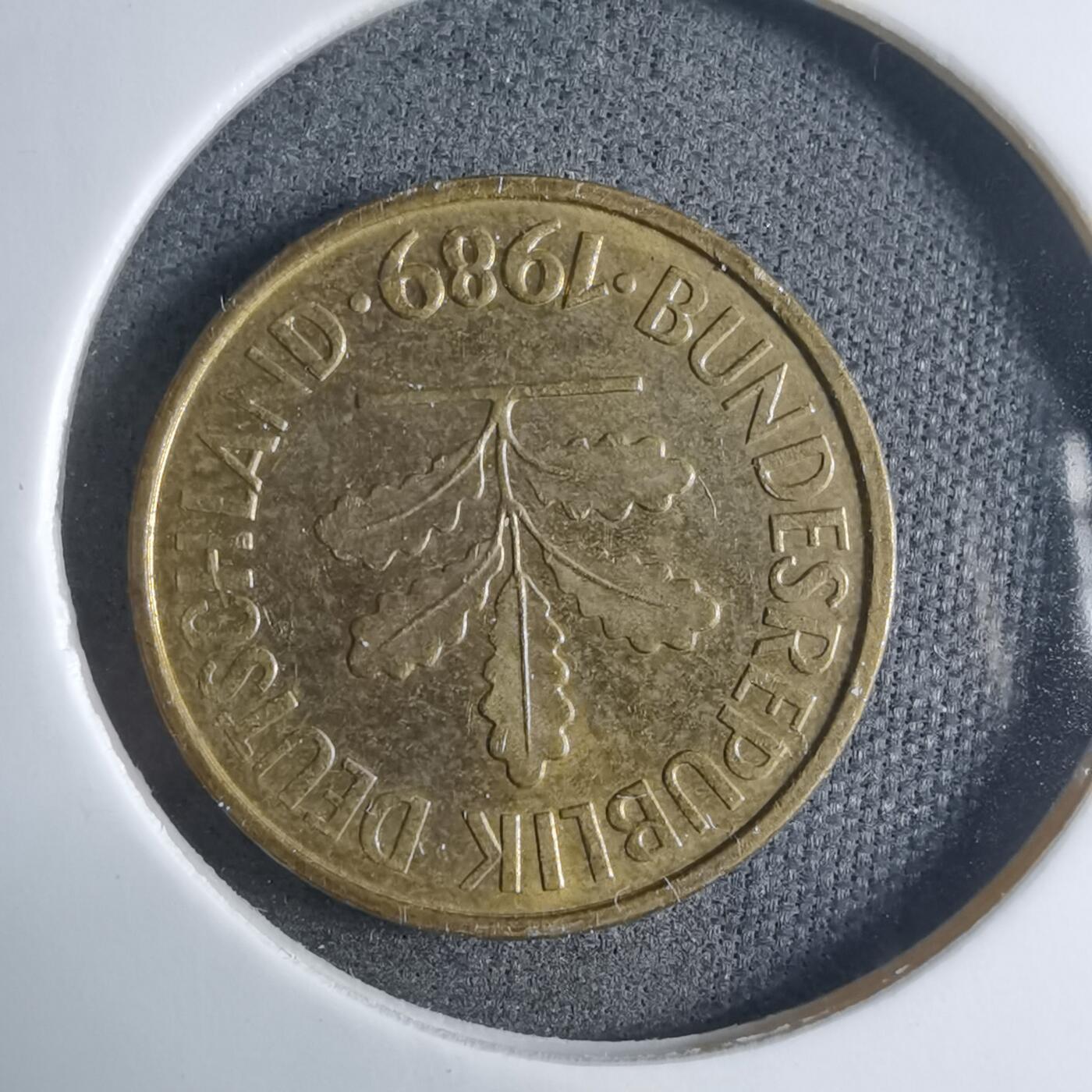 沼泽如烟--第909场 德国1989年5芬尼