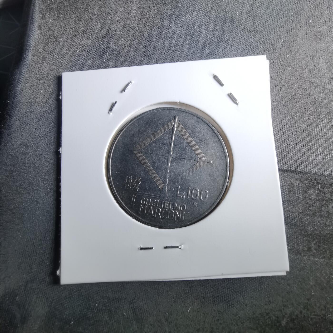 沼泽如烟--第910场 意大利1974年100里拉纪念币