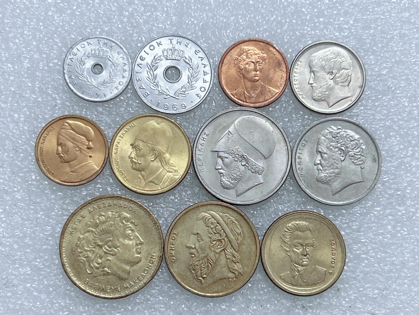 第一海外回流一元起拍收藏 散集专场  第270期 希腊硬币 11枚 原光好品