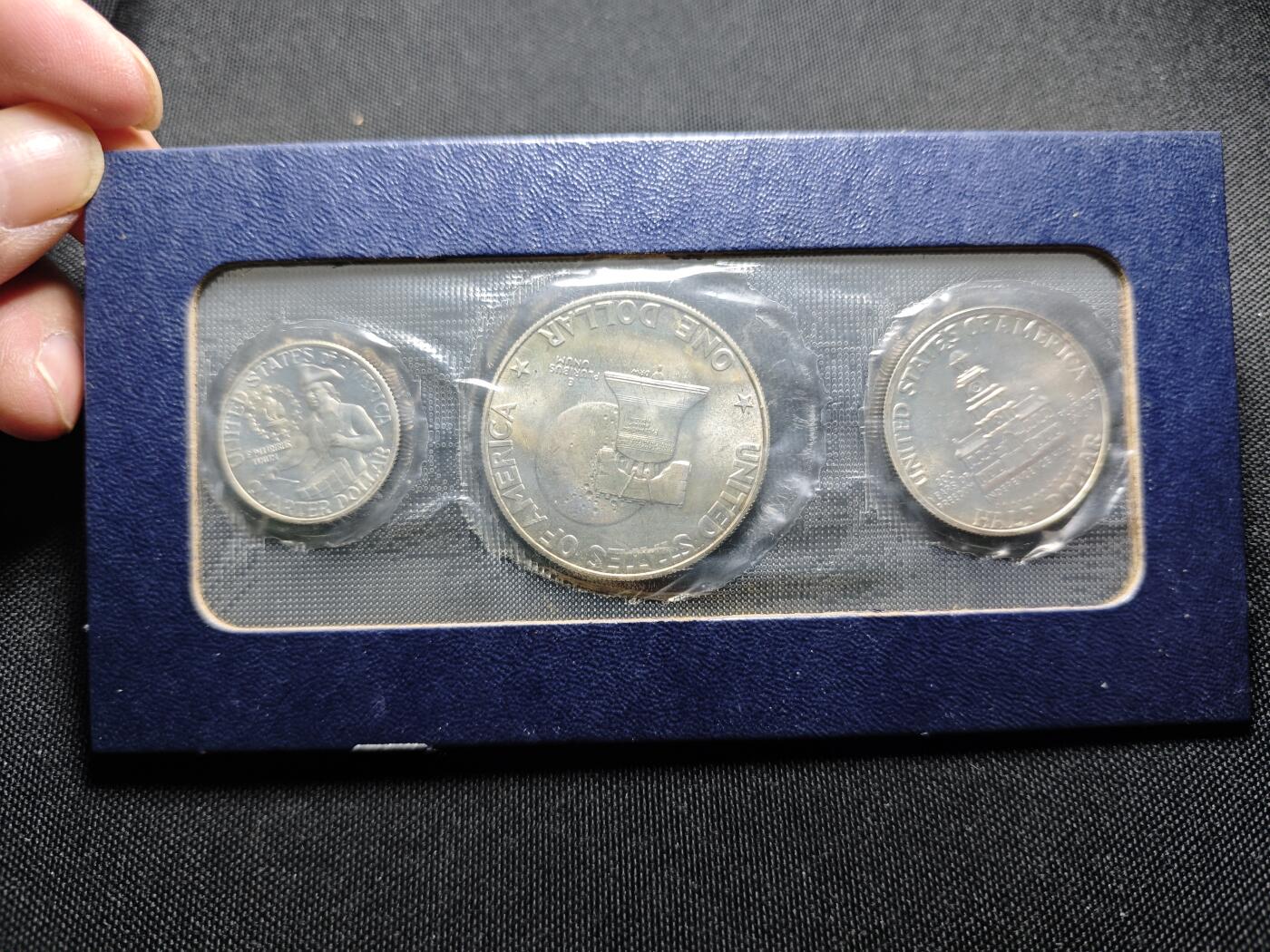 KK钱币收藏小铺 （套币 好品/批量散币 银币）专场  2月预留时间 周末发货  美国建国200周年纪念银套币 