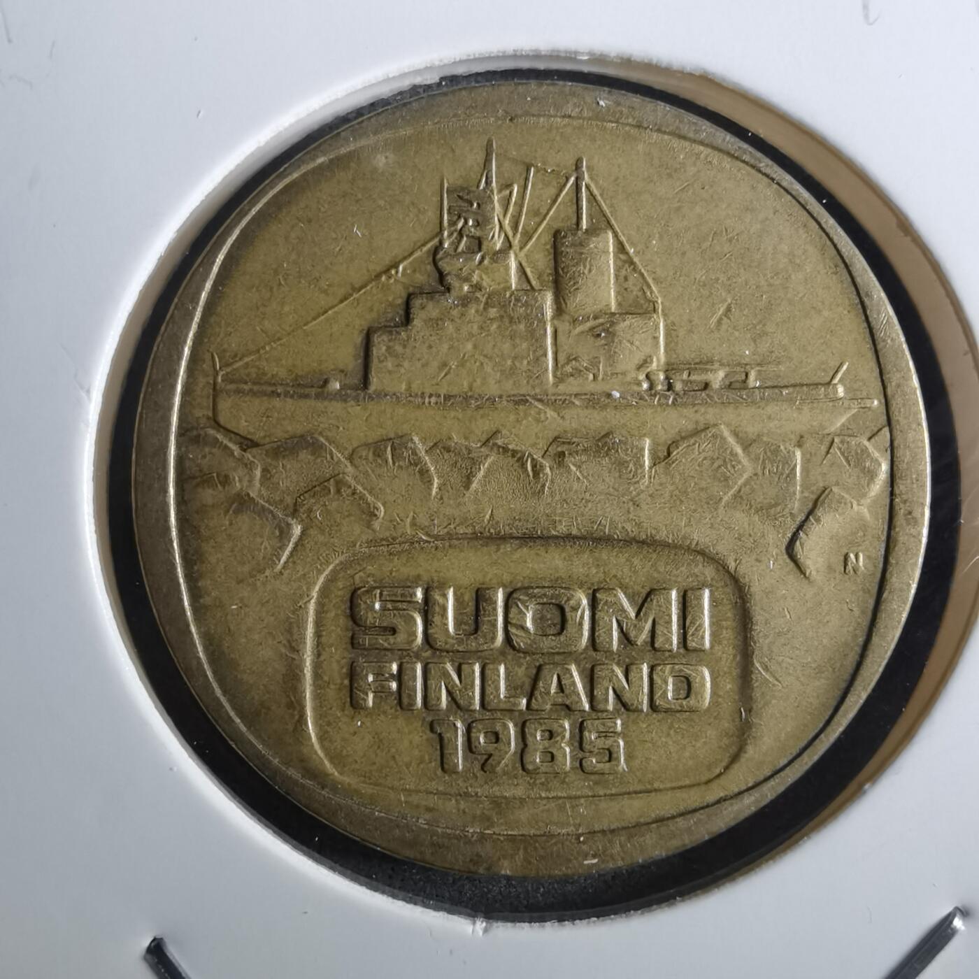 沼泽如烟--第910场 芬兰1985年5马克