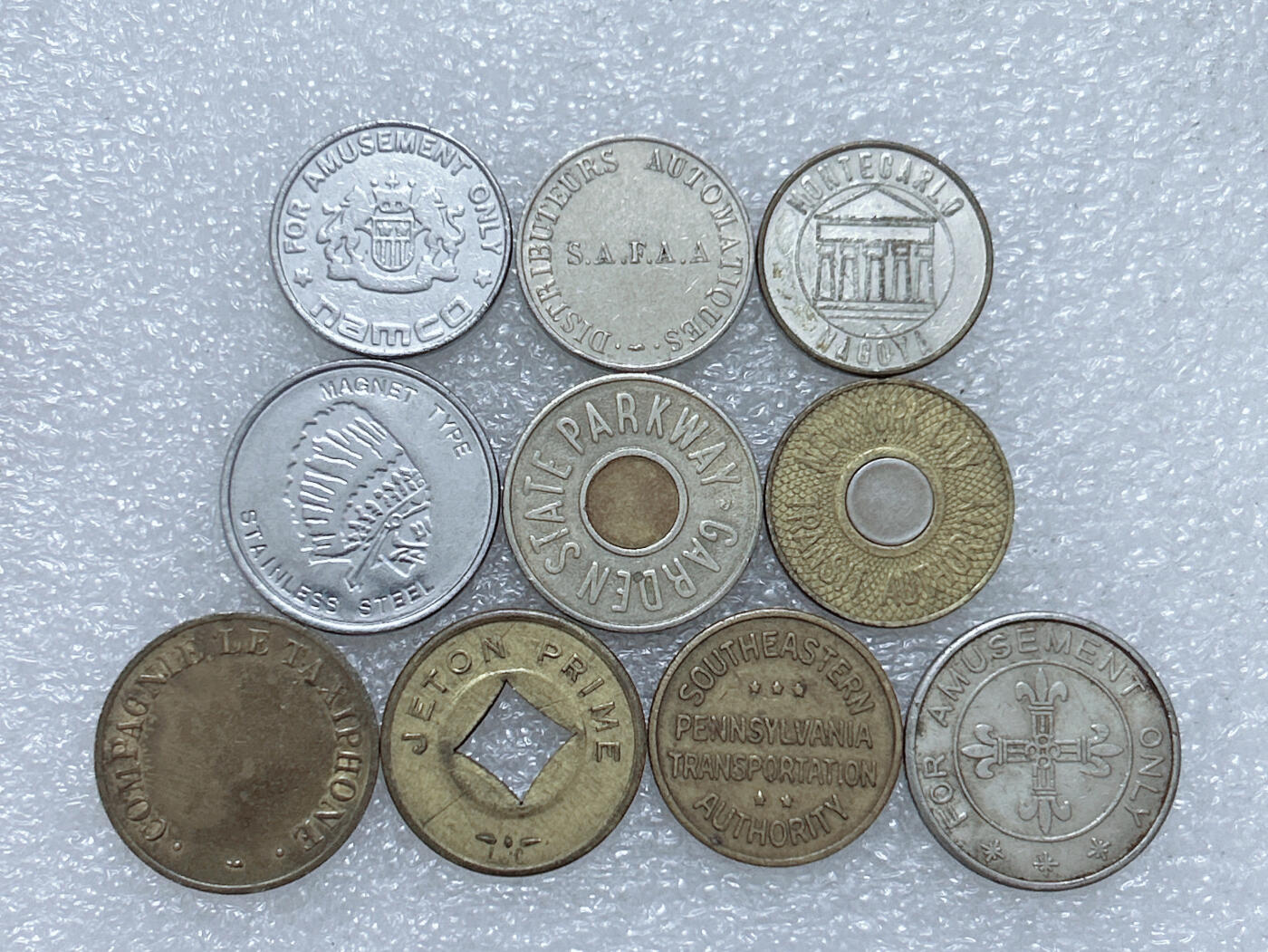 第一海外回流一元起拍收藏 散集专场  第270期 代币.章 10枚