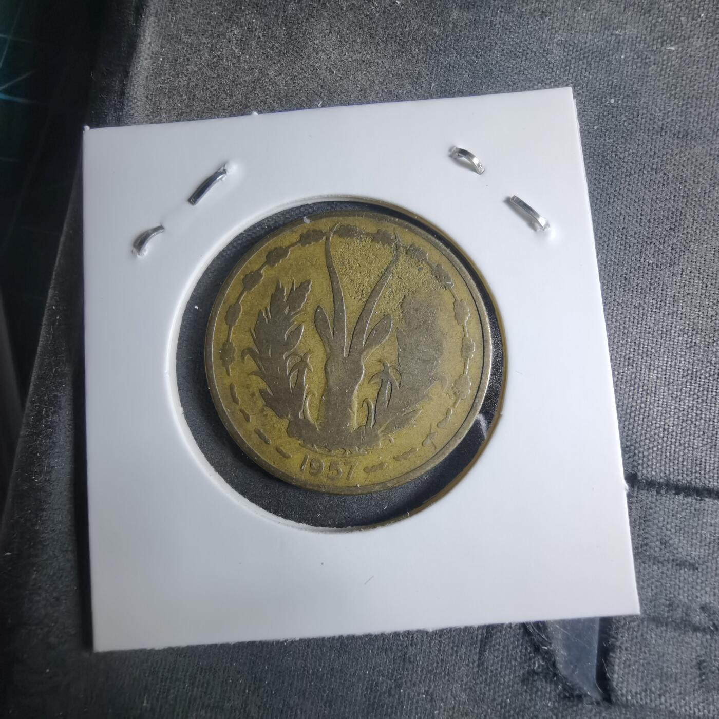 沼泽如烟--第909场 西非1957年25法郎