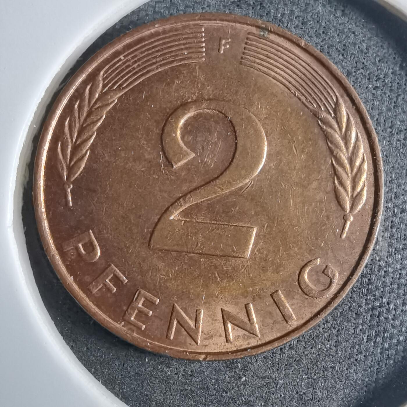 沼泽如烟--第909场 德国1989年2芬尼