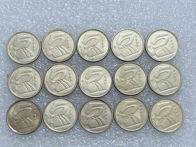 第一海外回流一元起拍收藏 散集专场  第270期 - 西班牙5比塞塔黄铜币 15枚 原光好品