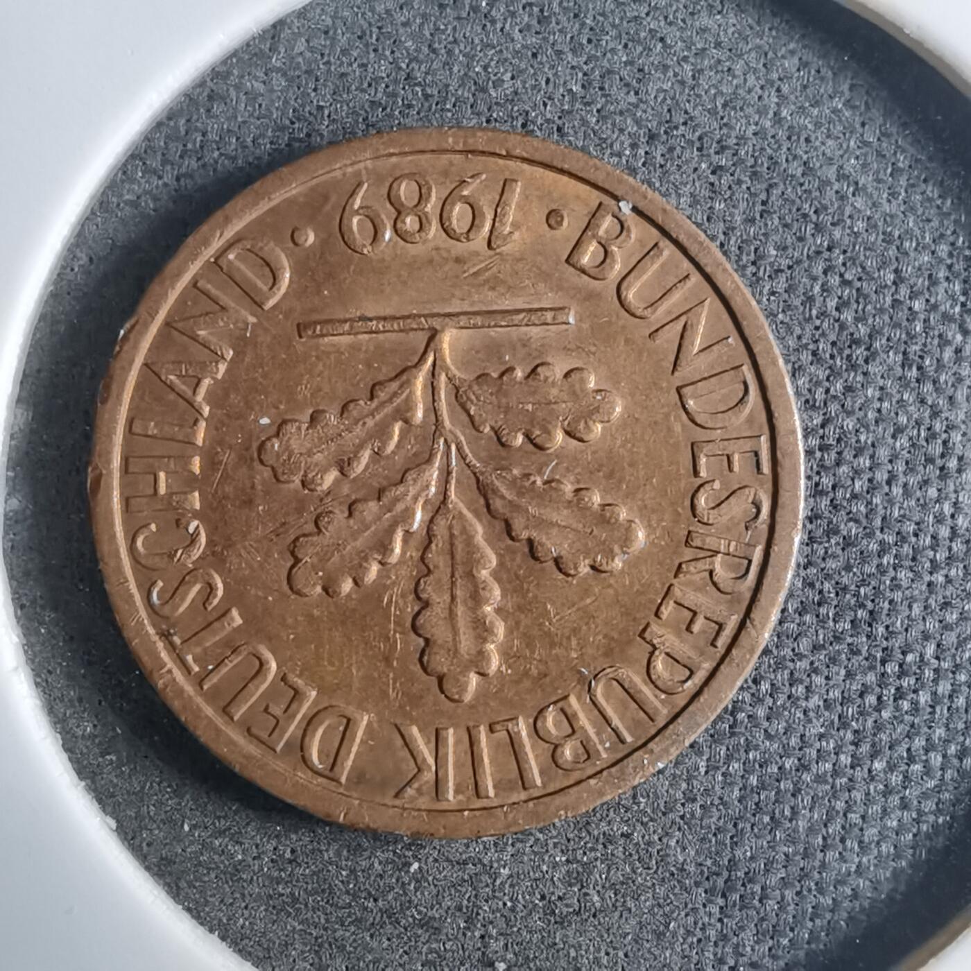 沼泽如烟--第909场 德国1989年1芬尼