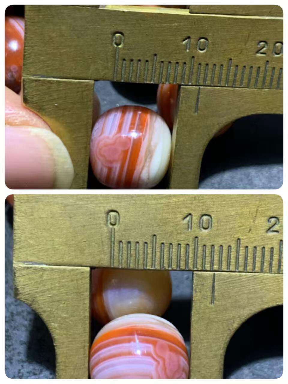 川料南红玛瑙随形原皮老形桶珠手串一条，