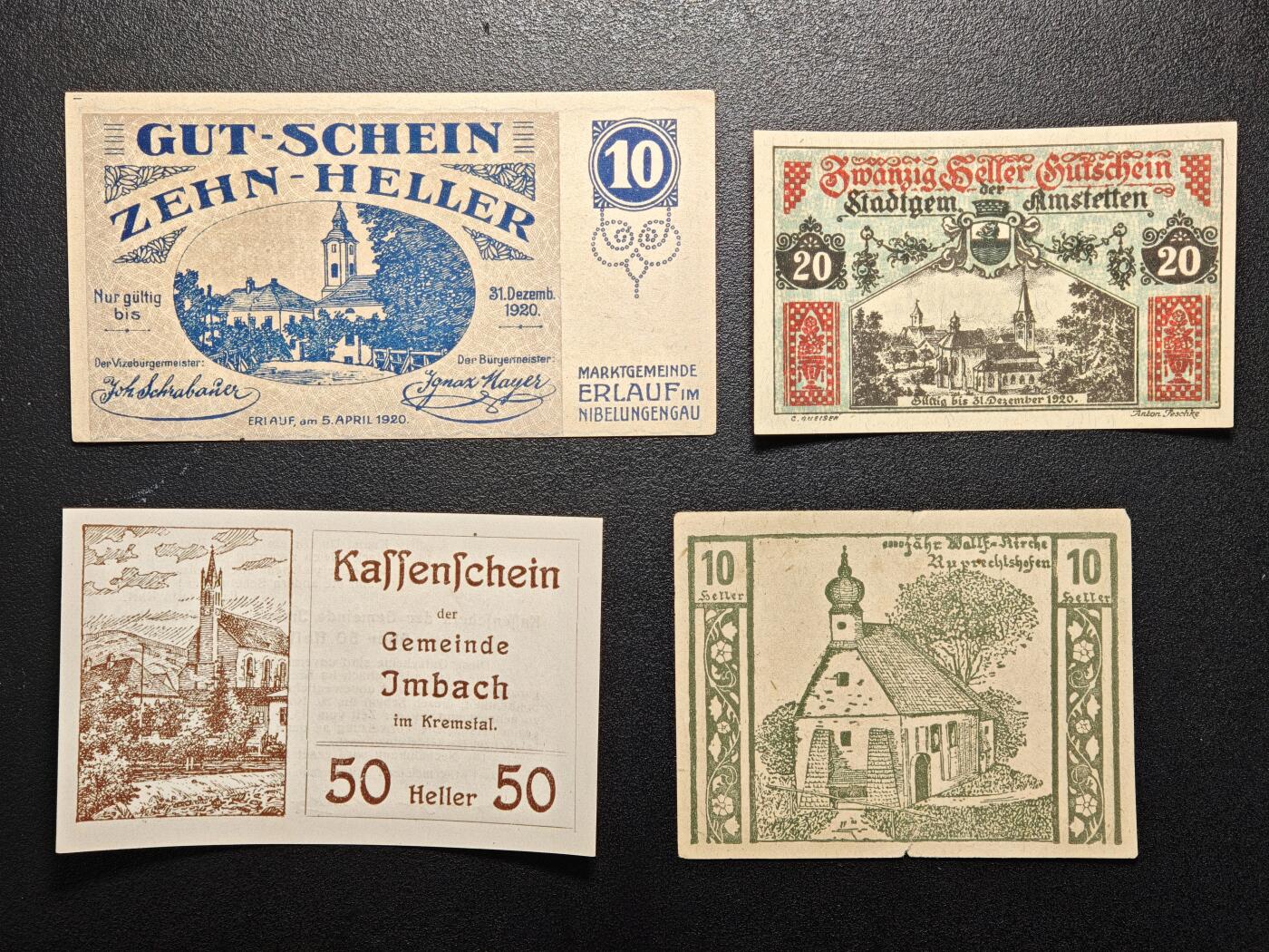 【德藏】世界币章拍卖第154期（拍品征集中~欢迎藏友联系） 11张一组 德国紧急时期纸币