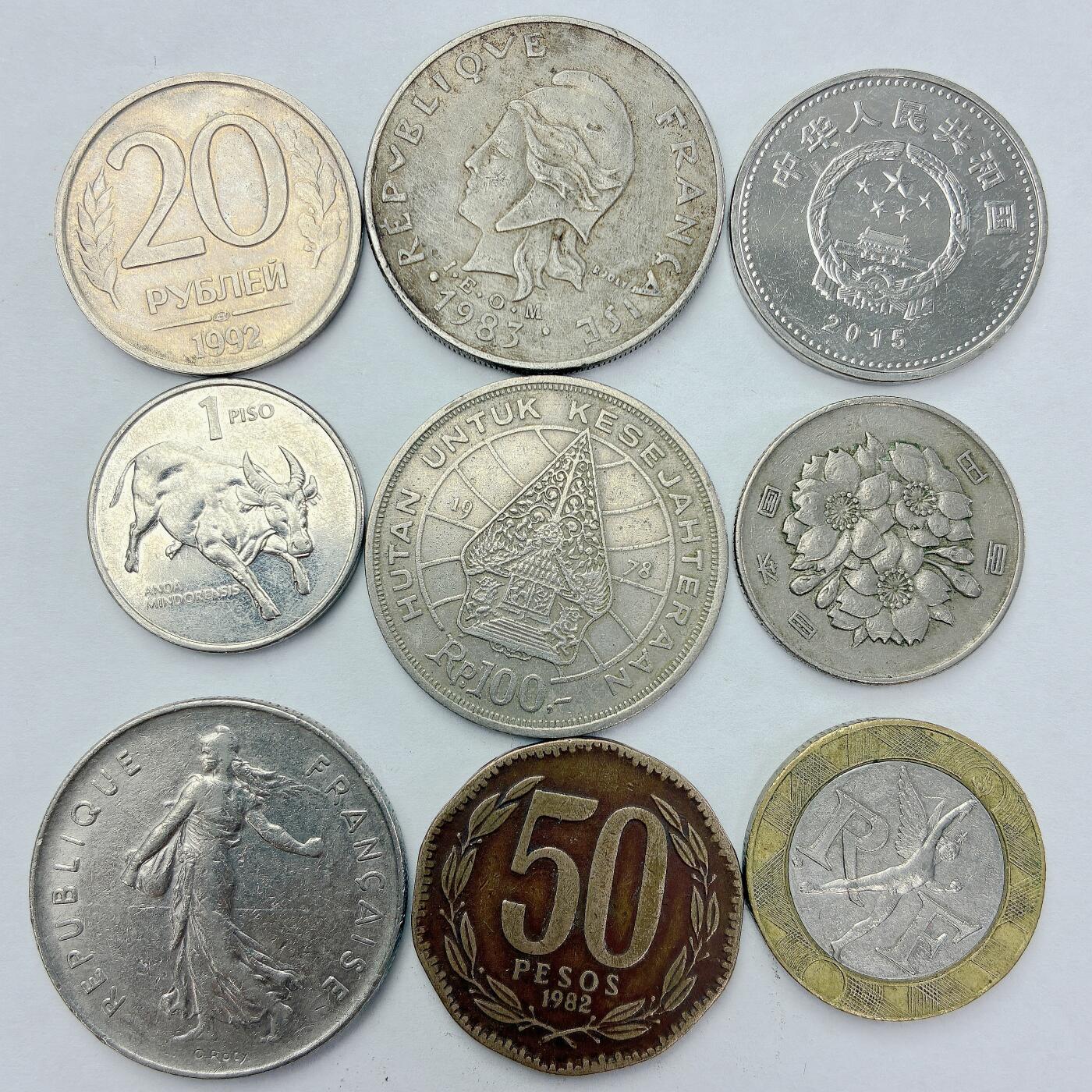 【雨安】【直播拍卖】【世界币章115期-裸币】2025-11-21 周五 19:30 保真 [散币各国] 世界各国散币