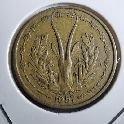 沼泽如烟--第910场 - 法属多哥1957年25法郎