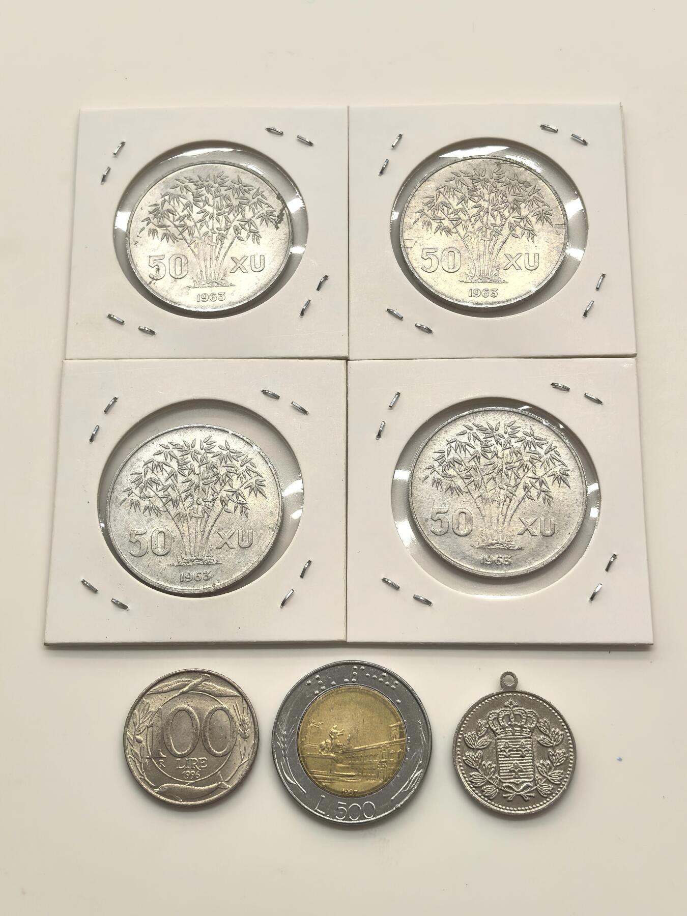 博洋堂世界钱币拍卖第147期（全场包邮） 散币一组，其中4枚吴庭艳50苏品相非常好