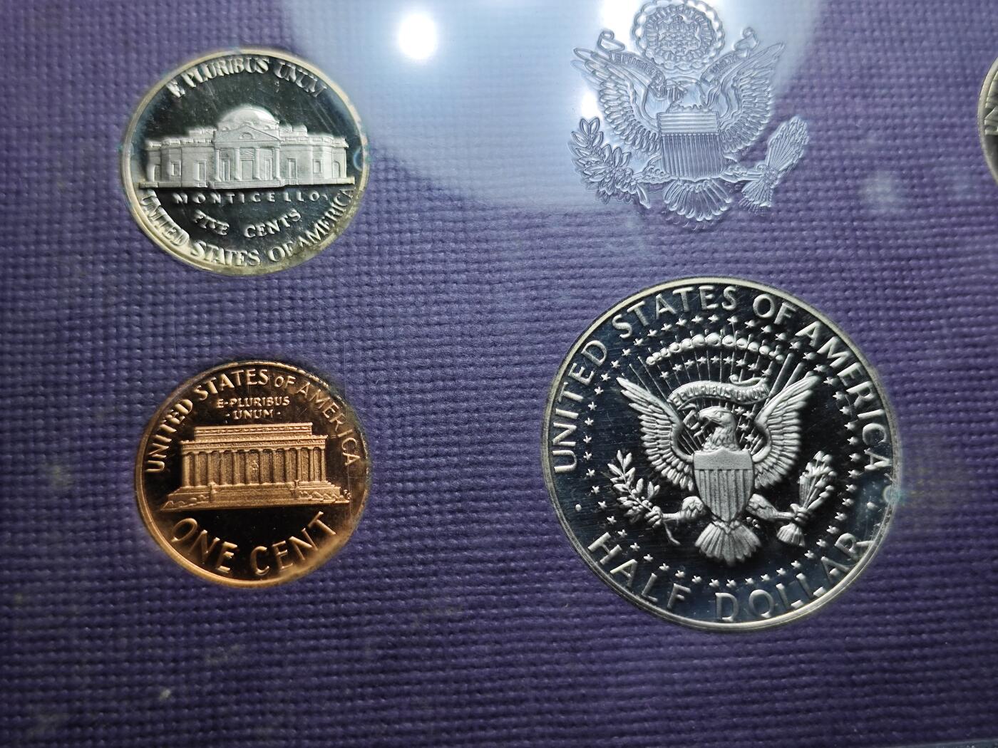 KK钱币收藏小铺 （套币 好品/批量散币 银币）专场  2月预留时间 周末发货  1987美国大小面值清年精制套币