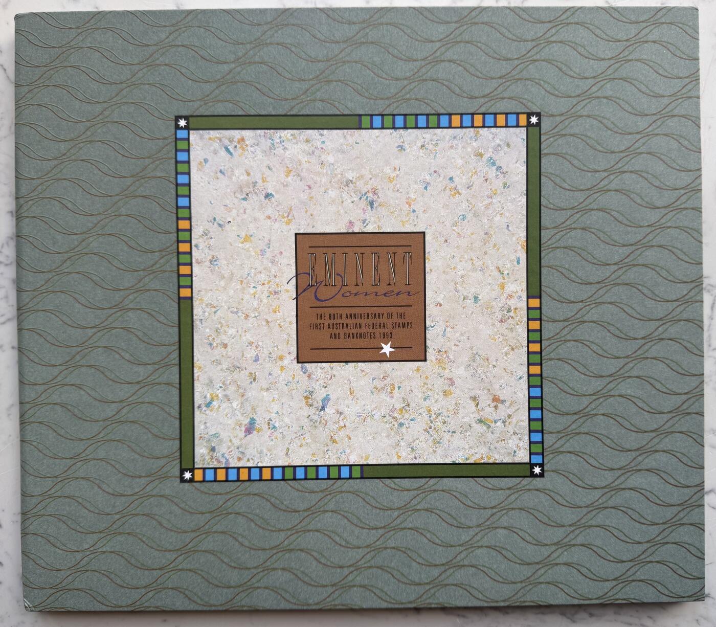 2025第25场（总第225期）：精品测试钞、纪念钞、塑料钞、连体钞综合场 红字版/AP93冠 澳大利亚“联邦第一枚邮票和纸币发行80周年”10澳元塑料纪念钞册装UNC（第455号）