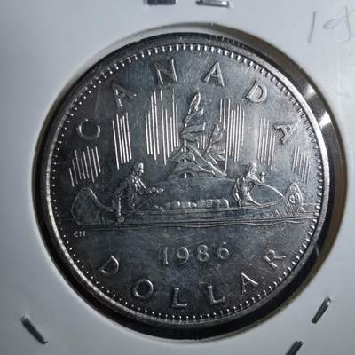 沼泽如烟--第910场 - 加拿大1986年一元