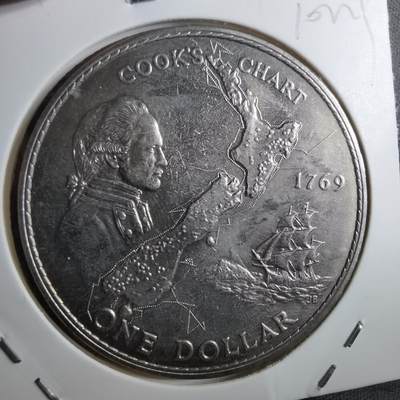 沼泽如烟--第910场 - 新西兰1969年一元纪念币