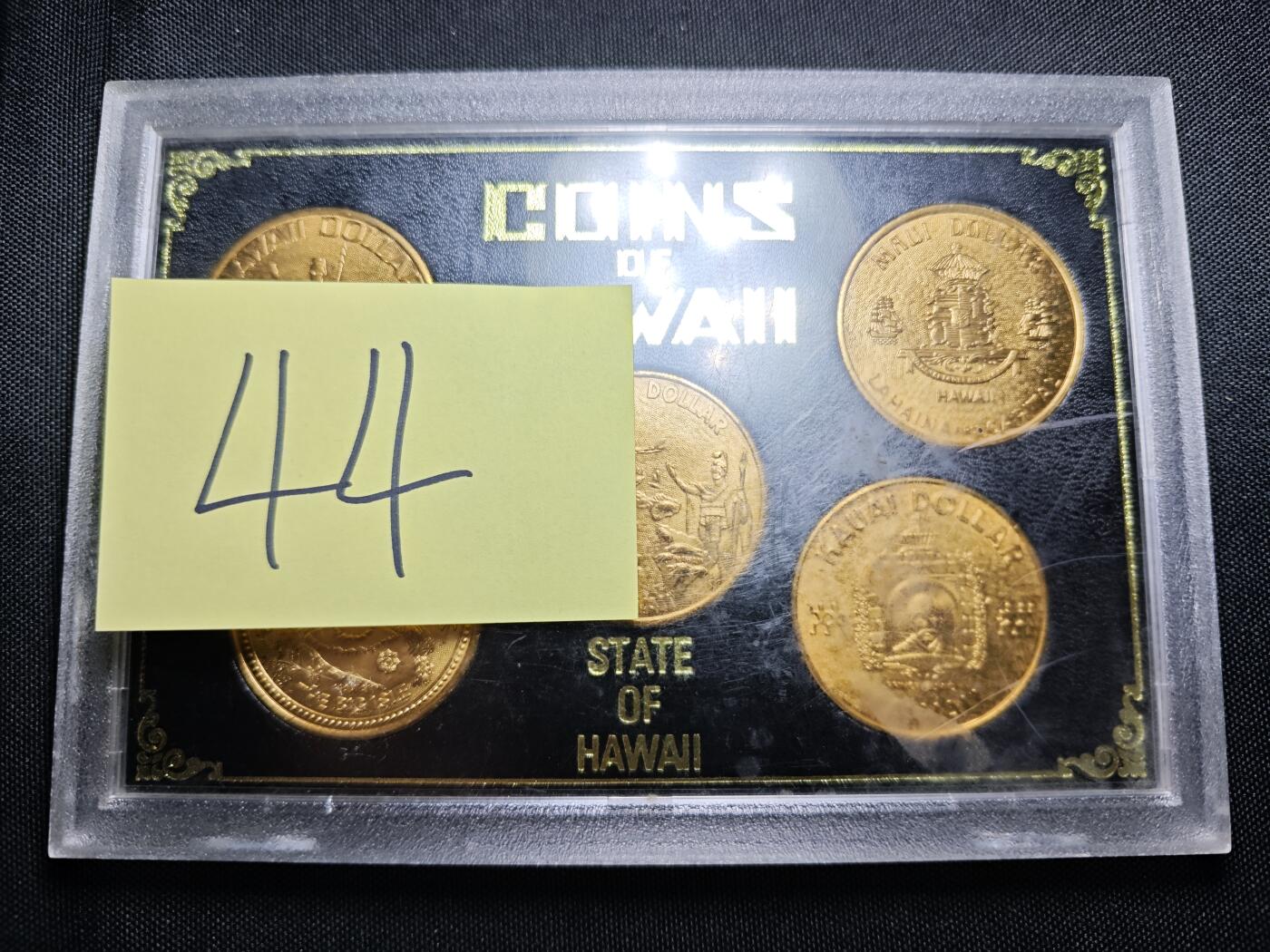 KK钱币收藏小铺 （套币 好品/批量散币 银币）专场  2月预留时间 周末发货  夏威夷代币5枚一套！