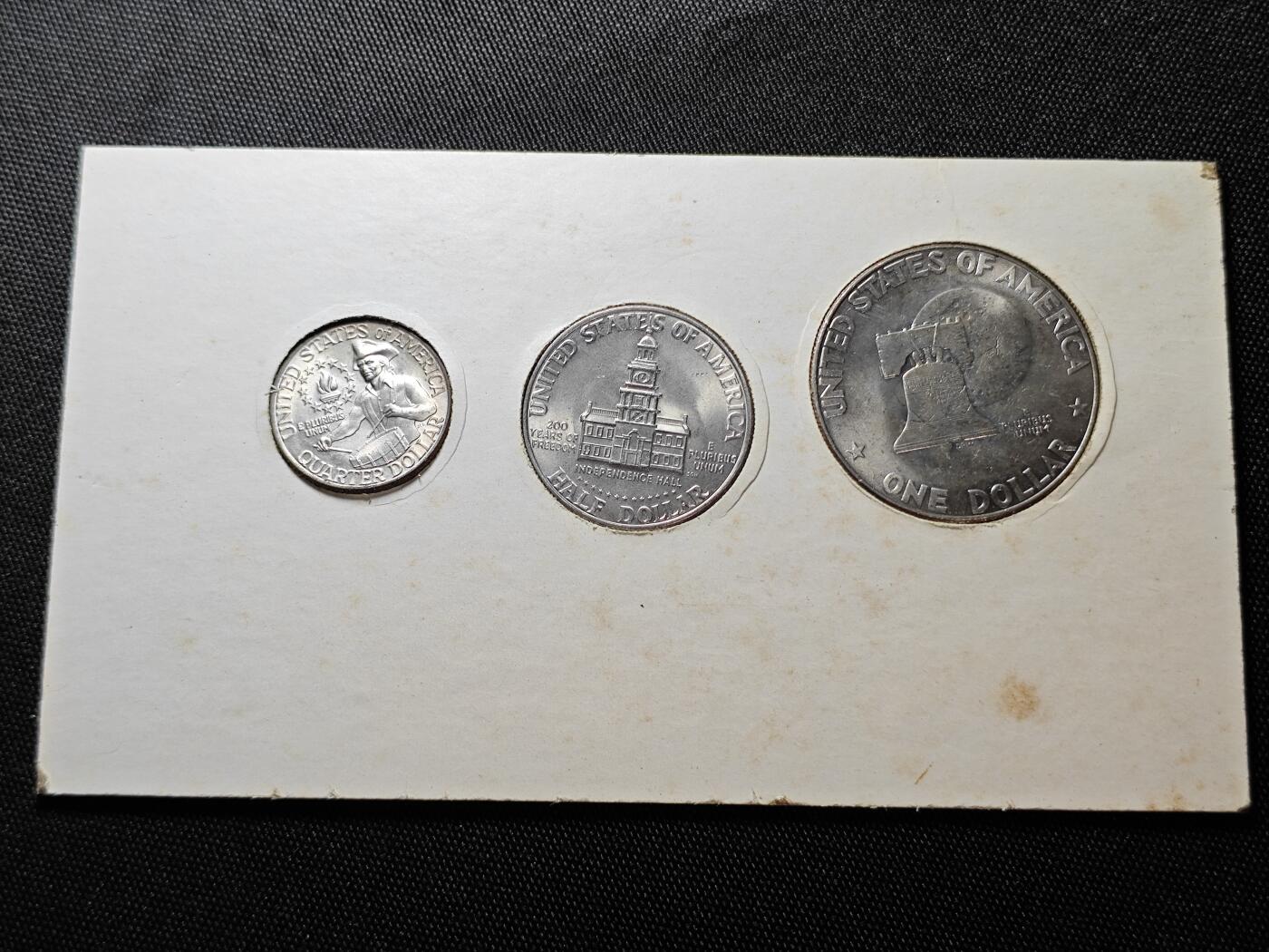 KK钱币收藏小铺 （套币 好品/批量散币 银币）专场  2月预留时间 周末发货  美国建国200周年纪念套币