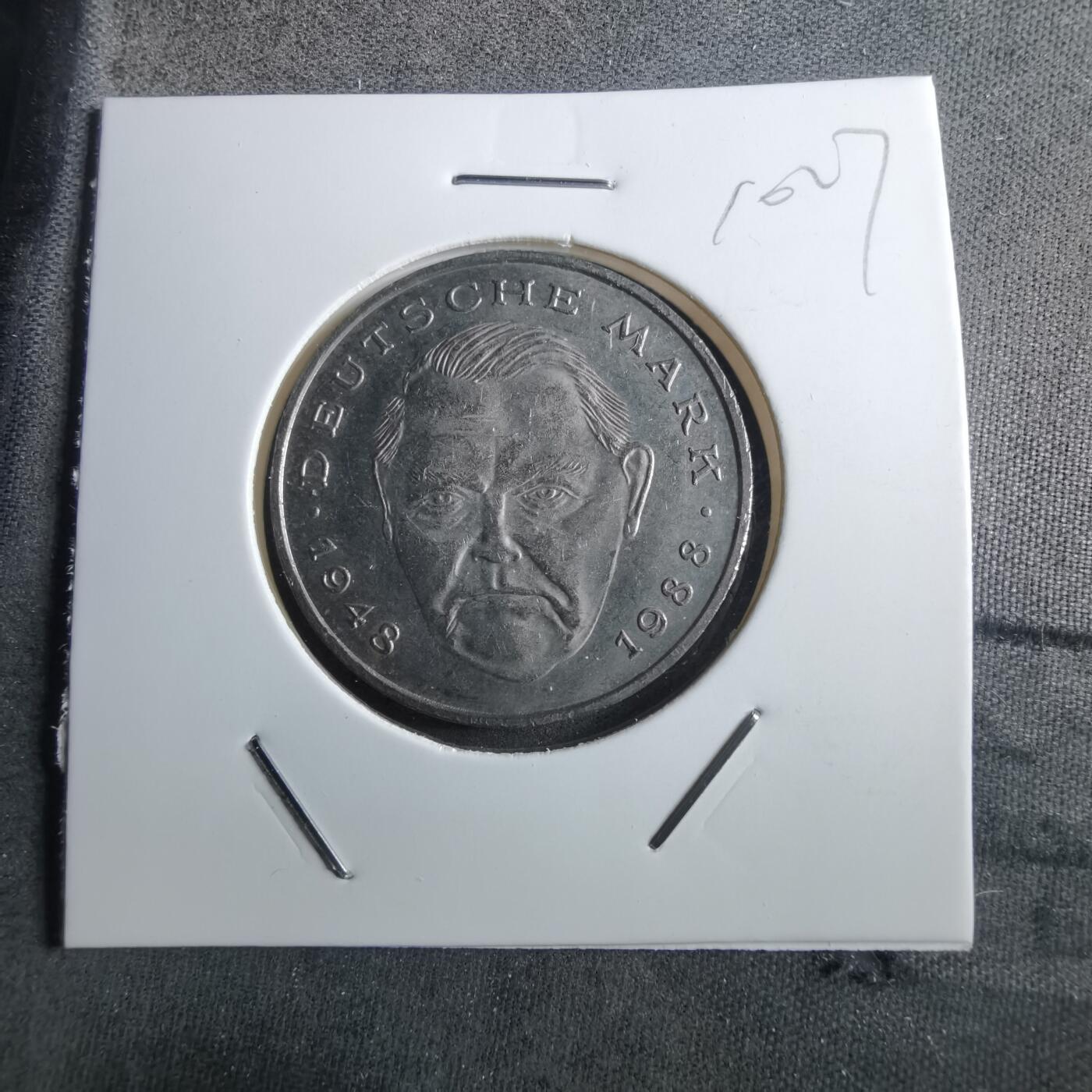 沼泽如烟--第910场 德国1989年2马克