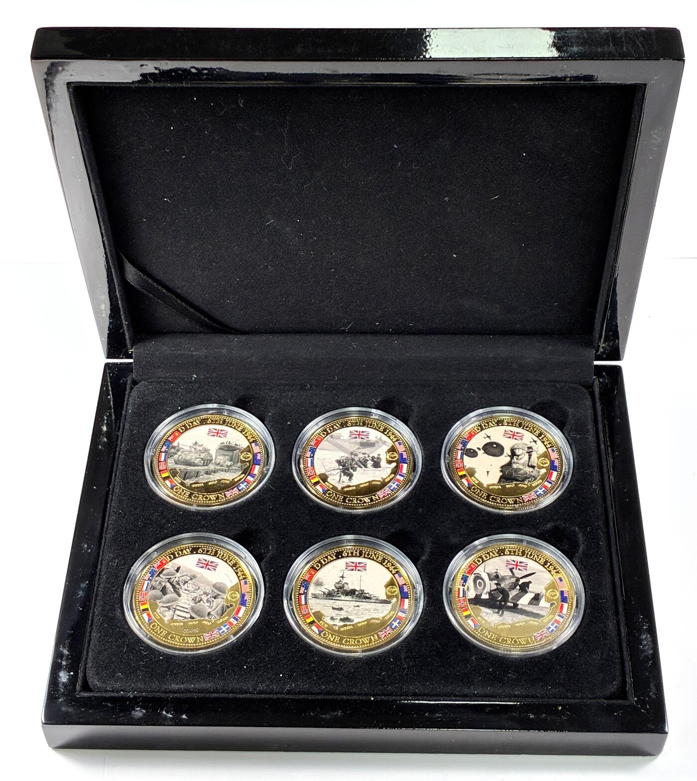 【雨安】【直播拍卖】【世界币章115期-裸币】2025-11-21 周五 19:30 保真 [现代钱币] Tristan da Cunha 特里斯坦-达库尼亚群岛 1克朗 2014年 D-Day