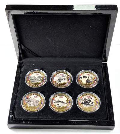 【雨安】【直播拍卖】【世界币章115期-裸币】2025-11-21 周五 19:30 保真 - [现代钱币] Tristan da Cunha 特里斯坦-达库尼亚群岛 1克朗 2014年 D-Day