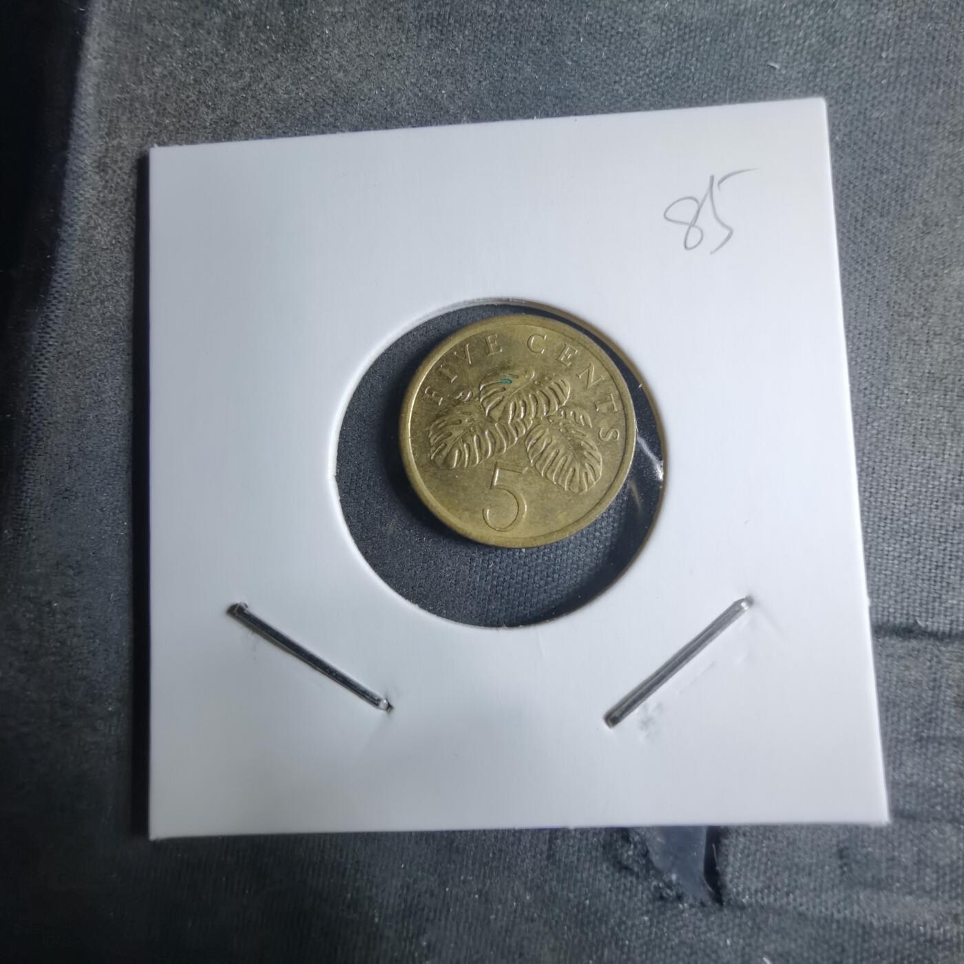 沼泽如烟--第909场 新加坡1986年五分