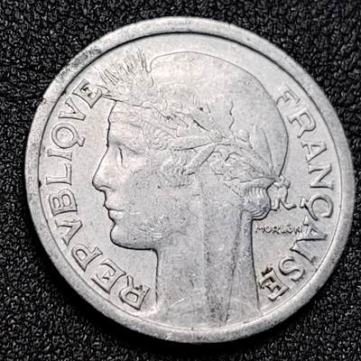 泉币菌-第134场-精品福利场 - 法国1941关门年1法郎 谷物女神 铝 23mm 
