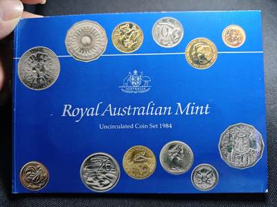 KK钱币收藏小铺 （套币 好品/批量散币 银币）专场  2月预留时间 周末发货 -  1984澳大利亚清年一套