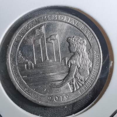 沼泽如烟--第910场 - 美国2019年25分纪念币