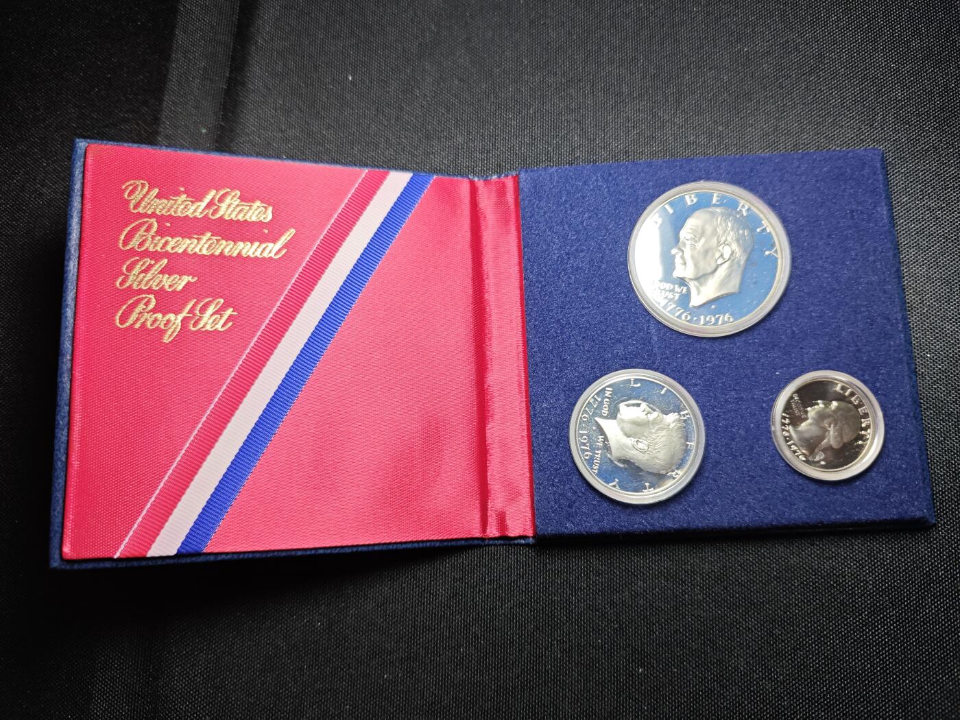 KK钱币收藏小铺 （套币 好品/批量散币 银币）专场  2月预留时间 周末发货  美国建国200周年精制 银套币