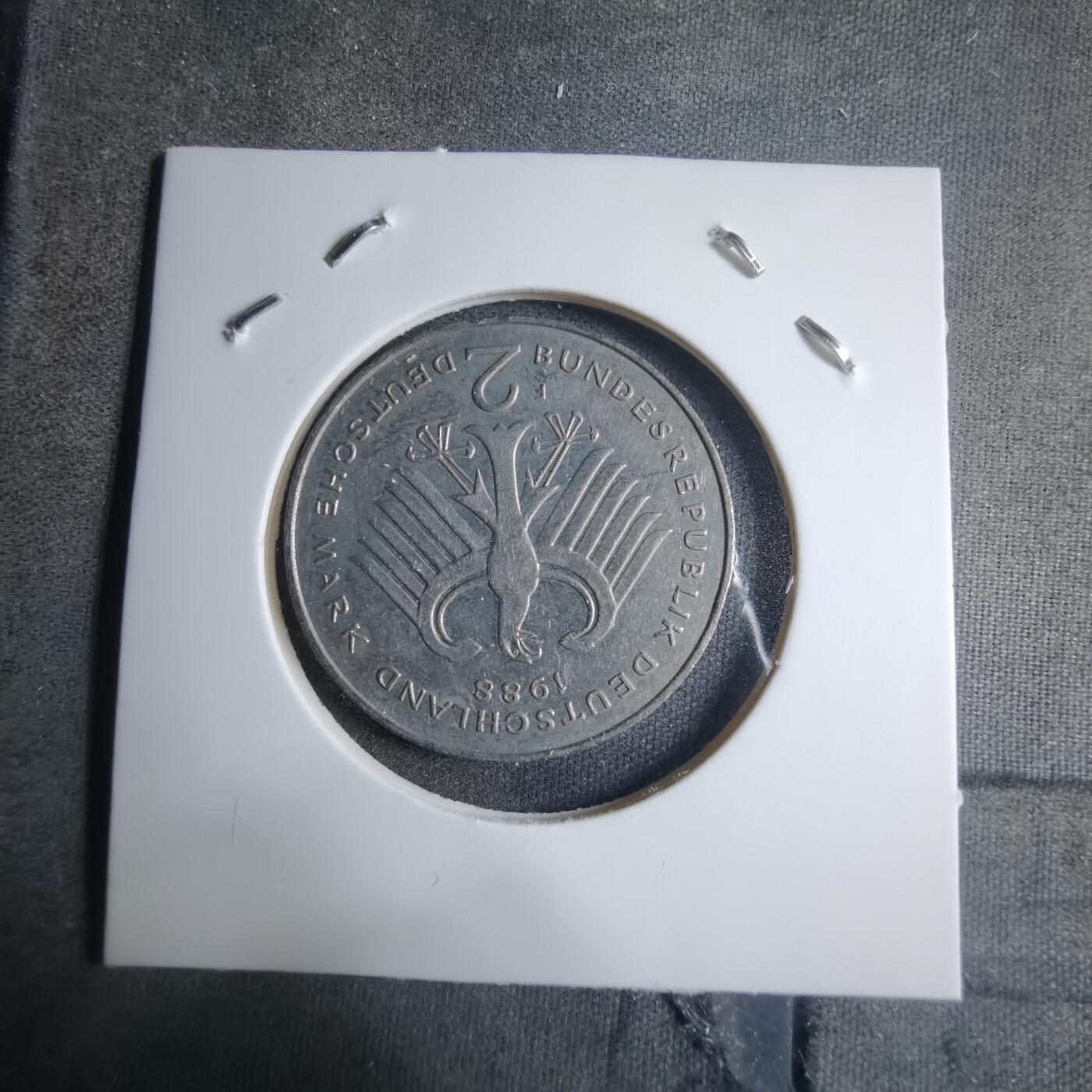 沼泽如烟--第909场 德国1988年2马克