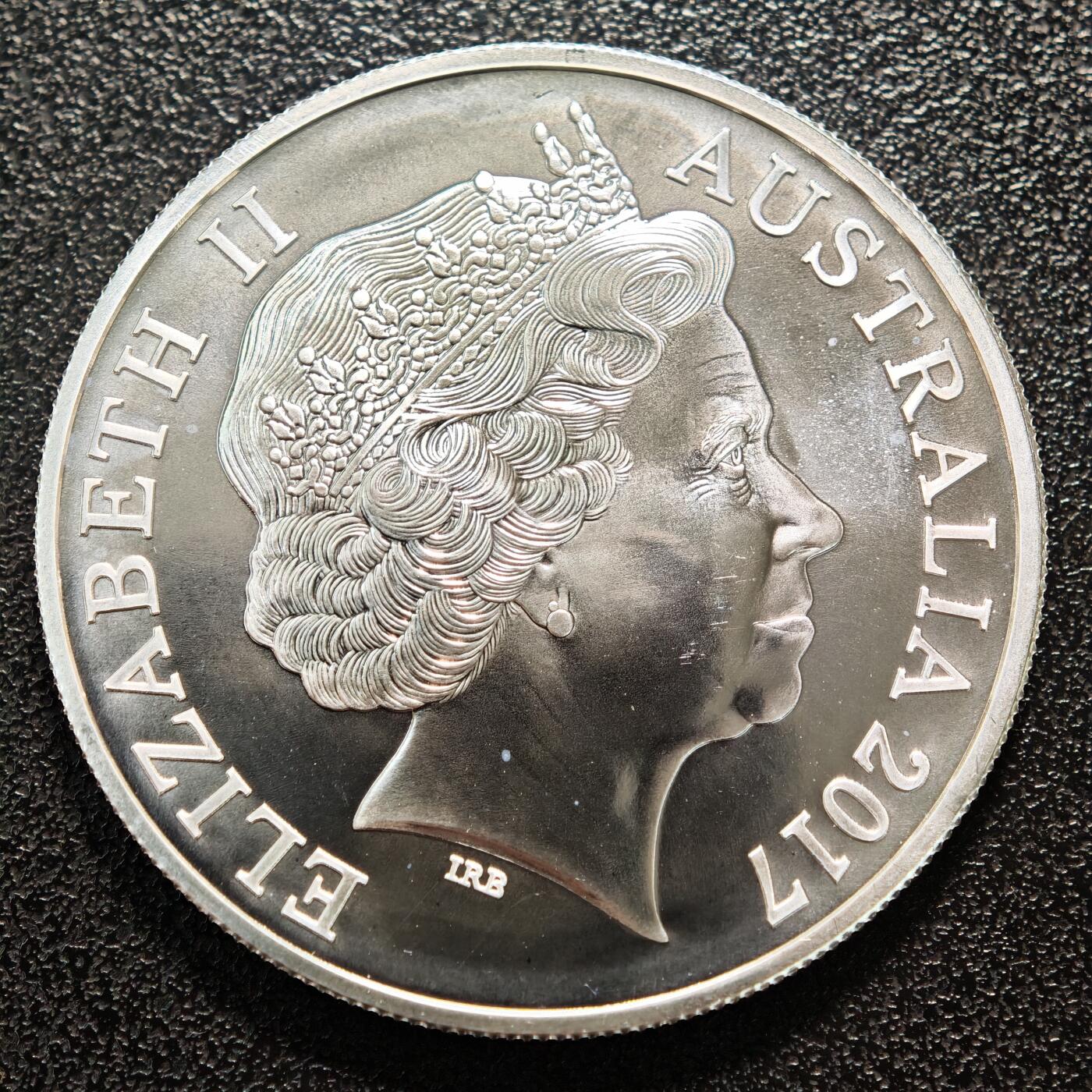 【德藏】世界币章拍卖第154期（拍品征集中~欢迎藏友联系） 2枚一组 2017年 澳大利亚生肖鸡年1元纪念银币 999银 直径约：40mm/枚；重1盎司 /枚