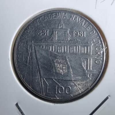 沼泽如烟--第910场 - 意大利1981年100里拉纪念币