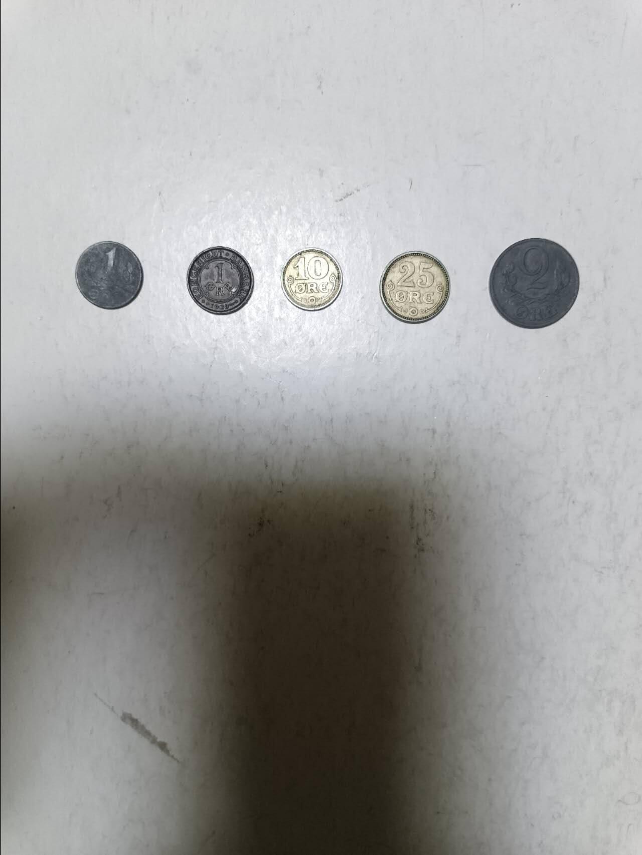 【20251124】非全新纸币第307场 瑞典早期5枚硬币