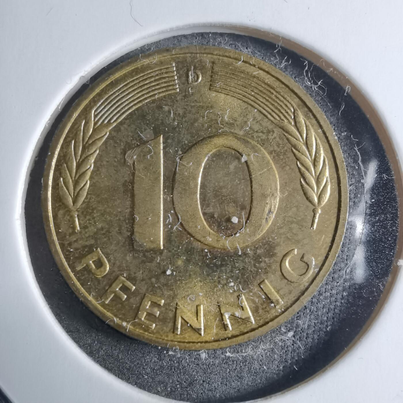 沼泽如烟--第909场 德国1989年10芬尼