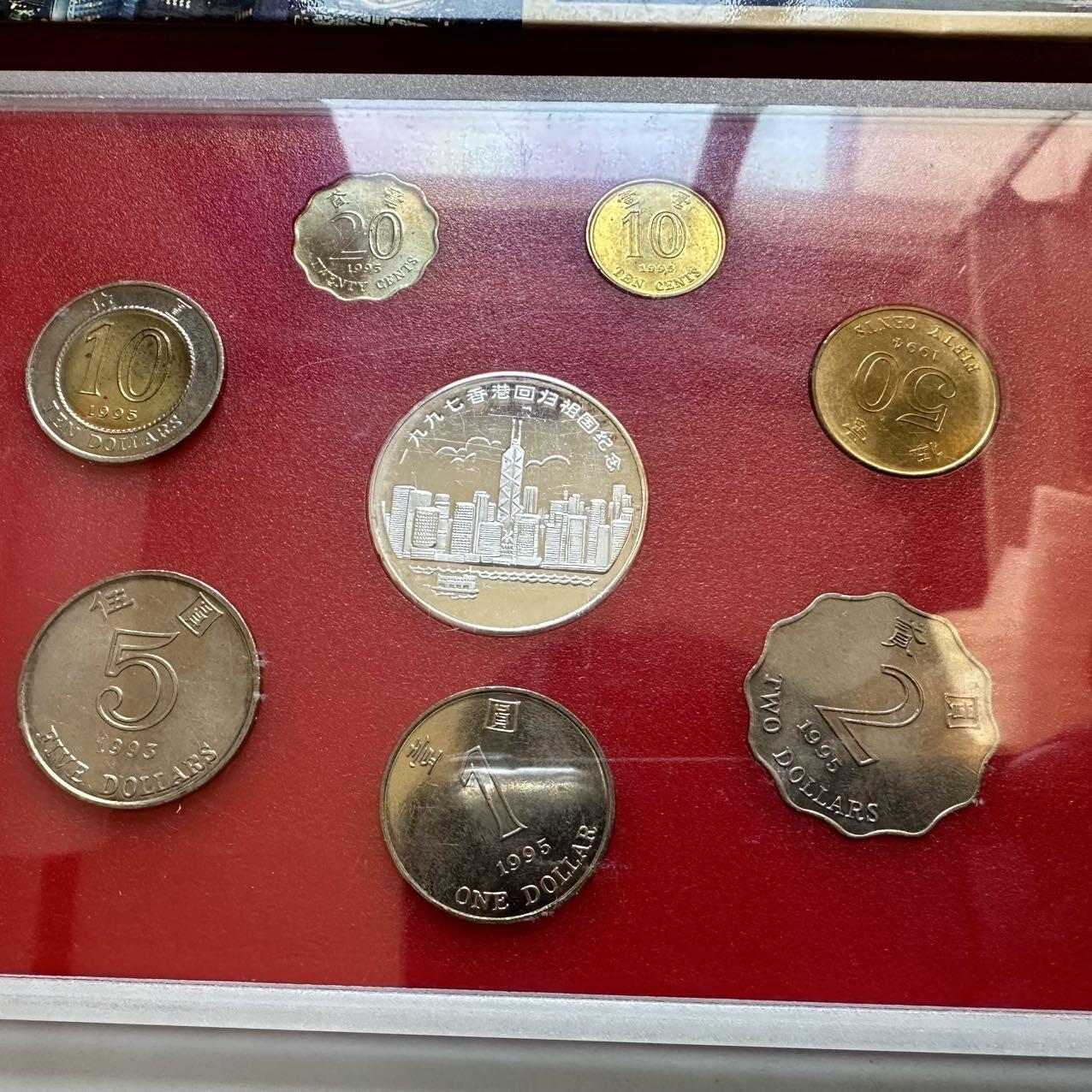 🌹外币初藏🌹🐯2025年第131场  每周二四六晚8️⃣点 接代拍 香港回归紫荆花套币a