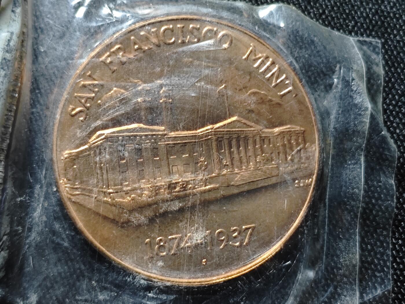 KK钱币收藏小铺 （套币 好品/批量散币 银币）专场  2月预留时间 周末发货  美国官方造币厂纪念铜章 原封