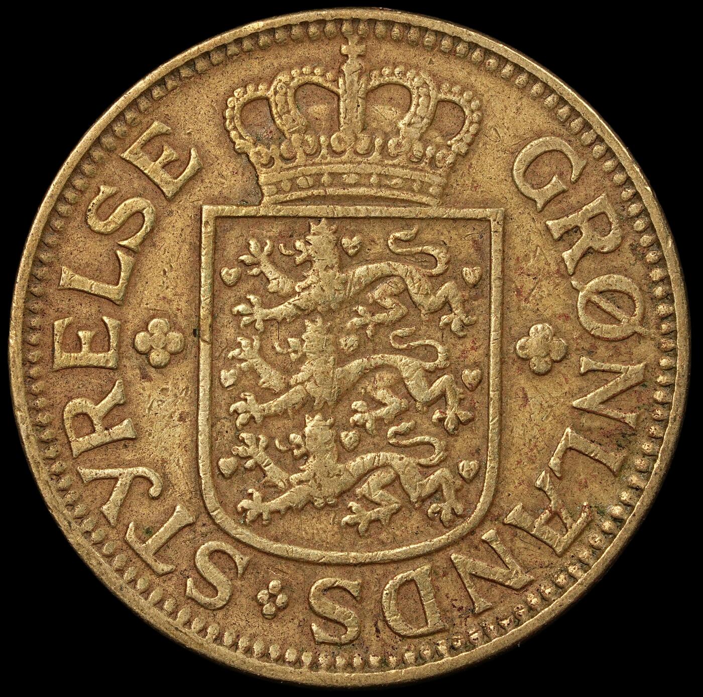 修遠堂世界钱币第九十四期 1926年格陵兰1克朗