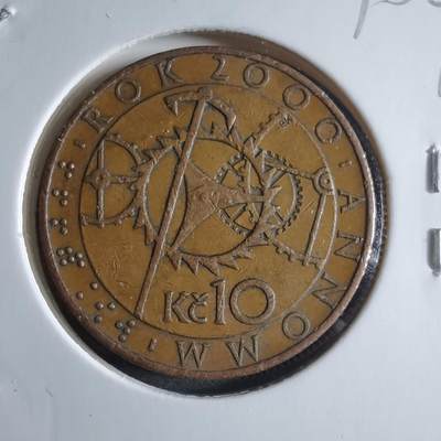 沼泽如烟--第910场 - 捷克2000年10克朗纪念币