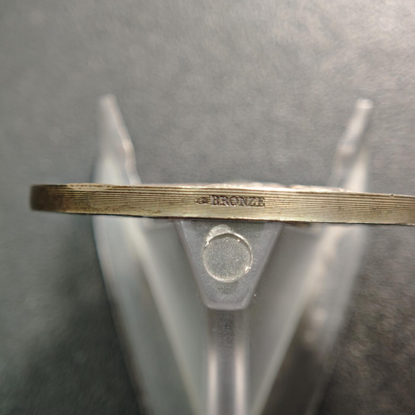 【德藏】世界币章拍卖第154期（拍品征集中~欢迎藏友联系） 法国国防部一战动员备战镀银纪念铜章 丰饶角边铭 直径约：49.7mm；重约：63.1g 设计精细 图案立体