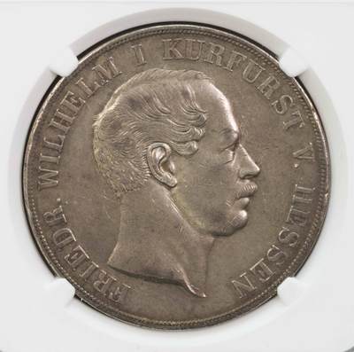 NGC-AUD 1855黑森卡塞尔2泰勒大银币 - NGC-AUD 1855黑森卡塞尔2泰勒大银币