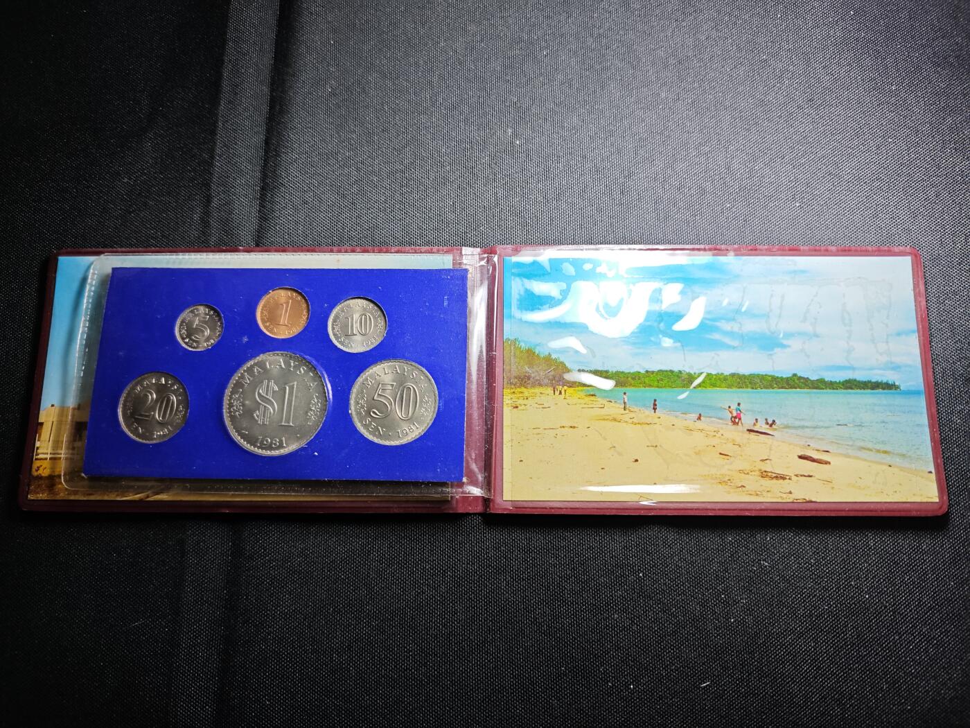 KK钱币收藏小铺 （套币 好品/批量散币 银币）专场  2月预留时间 周末发货  1981马来西亚大小面值清年一套