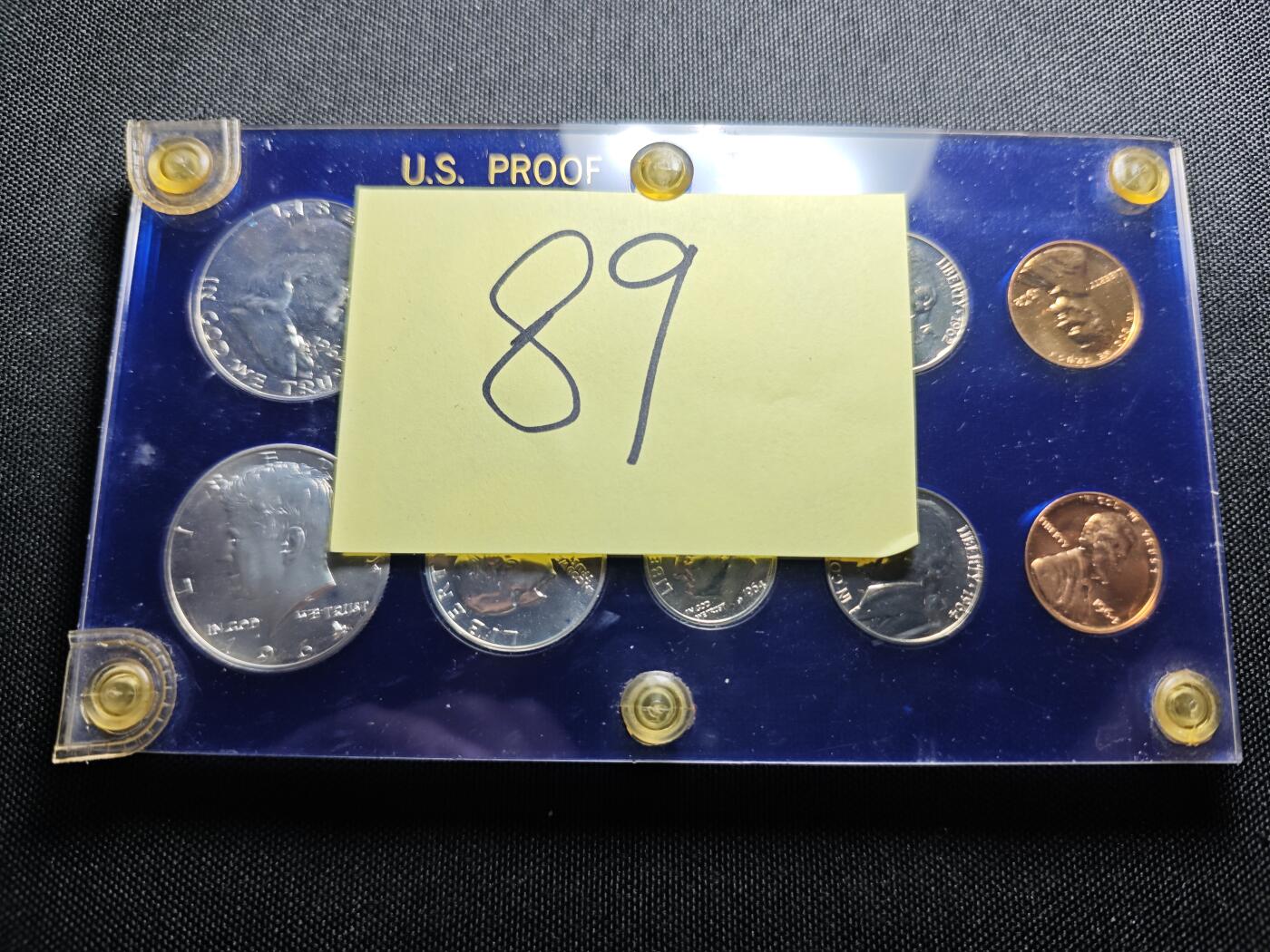 KK钱币收藏小铺 （套币 好品/批量散币 银币）专场  2月预留时间 周末发货  美国精制套币1962/1964年清年2套一卡册 含6枚高银银币