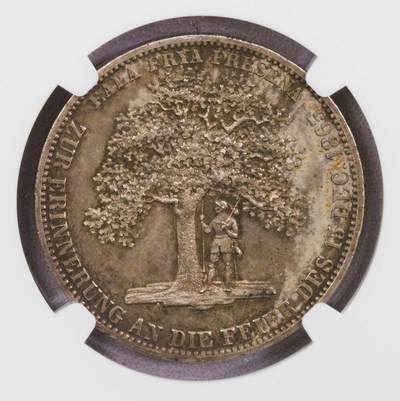 NGC-MS63 1865汉诺威橡树泰勒五彩包浆 - NGC-MS63 1865汉诺威橡树泰勒五彩包浆