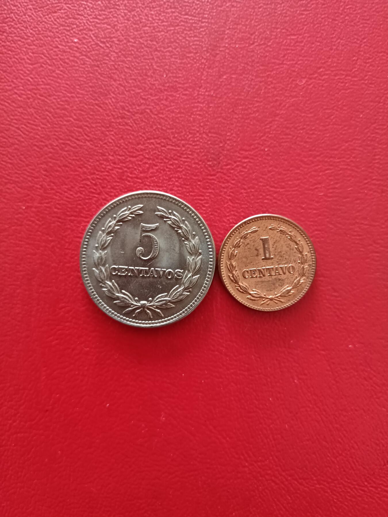 【云涧收藏】第八十场 萨尔瓦多1972年1/5分2枚