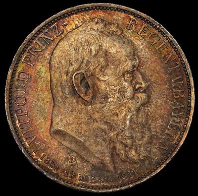 修遠堂世界钱币第九十四期 - 1911年巴伐利亚摄政王90大寿纪念3马克银币