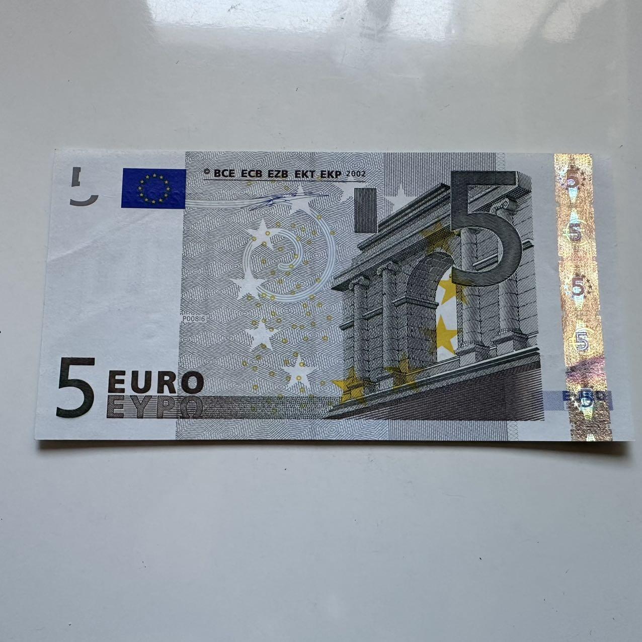 🌹外币初藏🌹🐯2025年第131场  每周二四六晚8️⃣点 接代拍 2002年5欧元