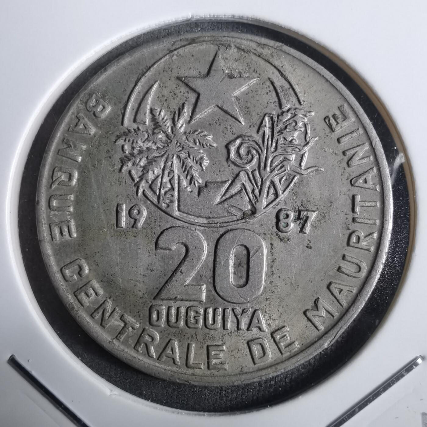 沼泽如烟--第911场 毛里塔尼亚1987年20乌吉亚有小钻孔