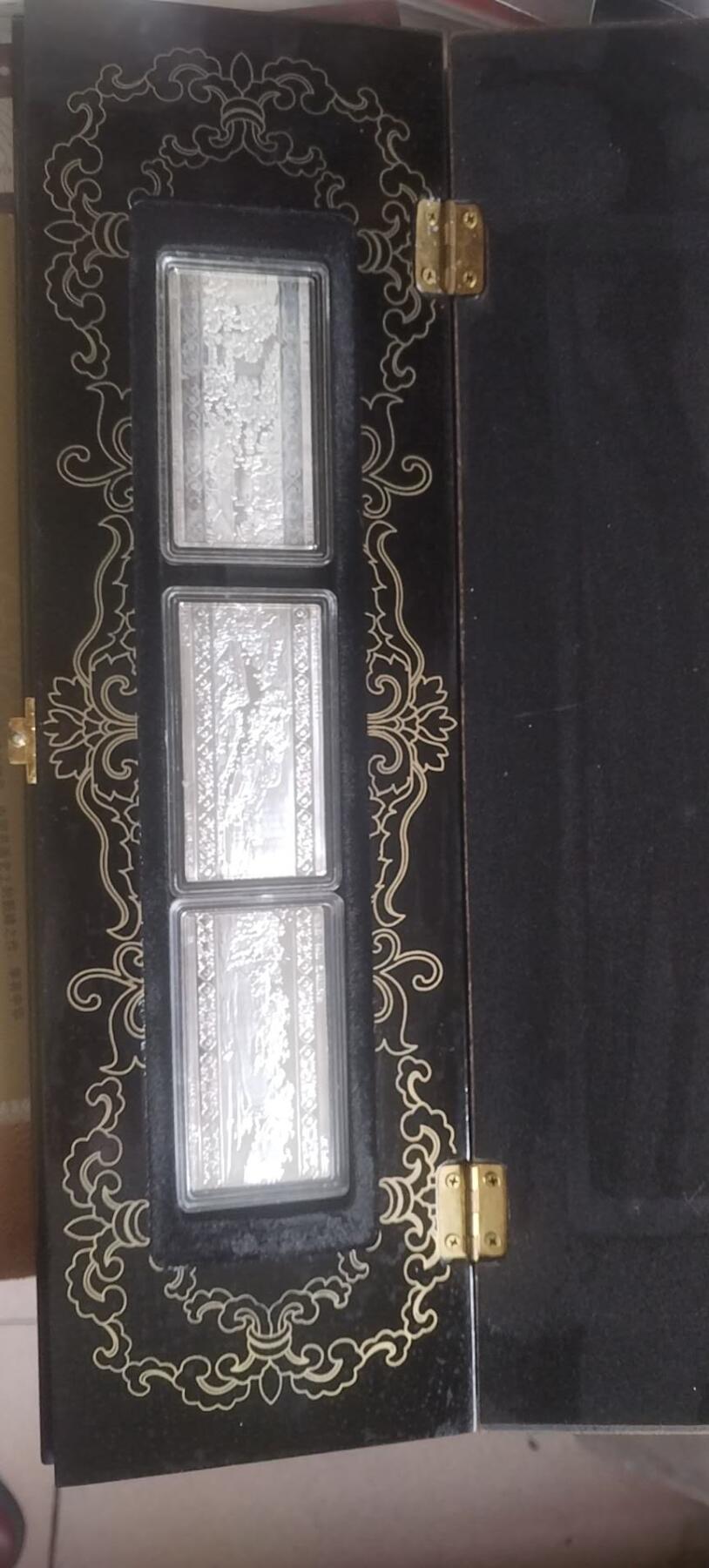 纪念币 评级币 硬币专场 2009年 清明上河图银砖。6枚 150克 Ag99.9%纯银。