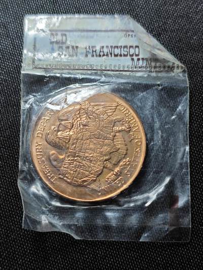 KK钱币收藏小铺 （套币 好品/批量散币 银币）专场  2月预留时间 周末发货 -  美国官方造币厂纪念铜章 原封