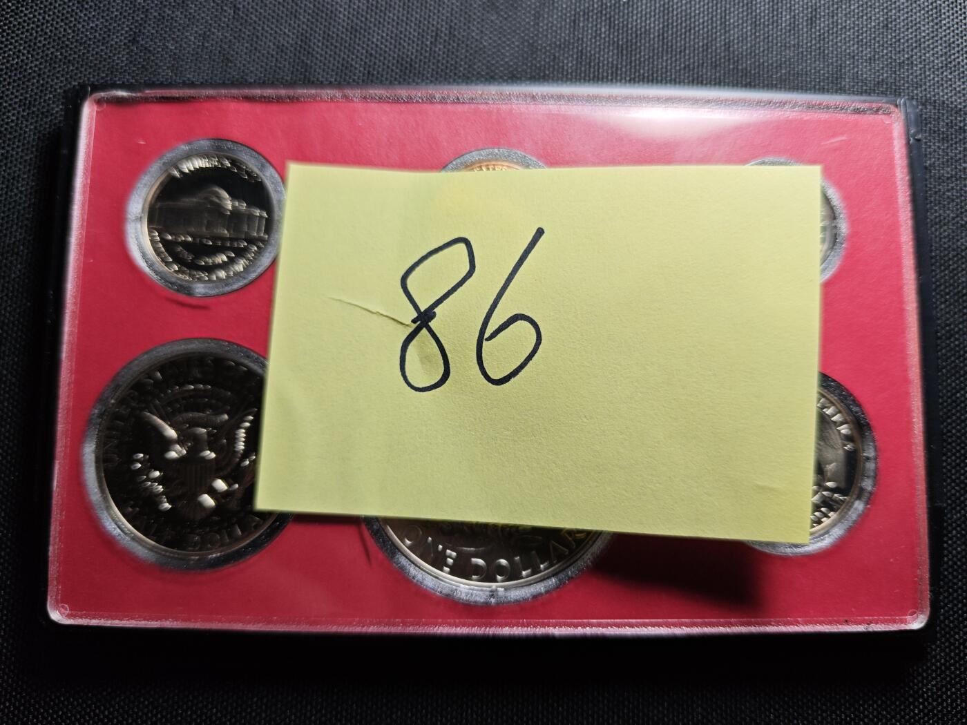 KK钱币收藏小铺 （套币 好品/批量散币 银币）专场  2月预留时间 周末发货  1977美国清年精制币一套 含艾克大一元精制